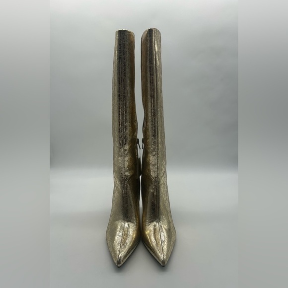Worthington Gold Metallic Knee High Boots | Size 9.5M | Vegan | New With Box - Picture 5 of 16